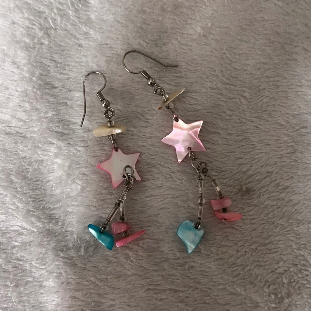 Dangly Star Earrings